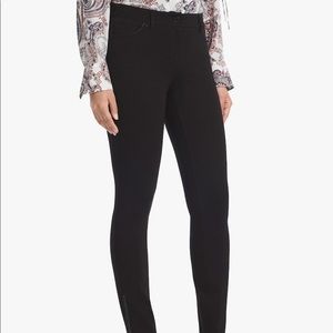 Black Skinny Ankle zip Work Legging